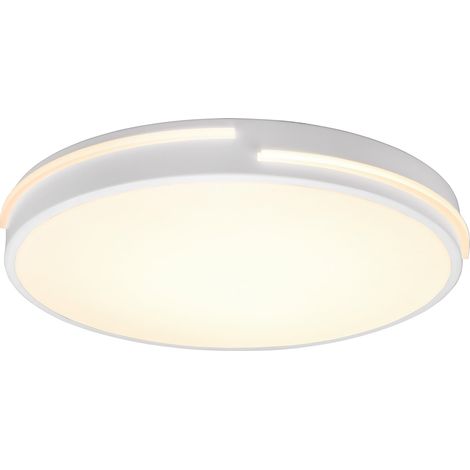Plafoniera da Interno a LED in Metallo Bianco Opaco (1/4)