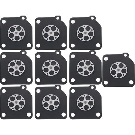 Membranes de Carburateur MS230 MS250, 10 Pièces, Kit de Joints de Membrane de Carburateur, Pièces de Réparation pour Tronçonneuse 180 S210 MS230 MS250 (1/5)