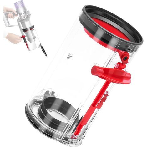 Staubbehälter für Dyson V10 SV12 Absolute/Pet Staubsauger. Ersatzteilnummer für Staubbehälter: 969509-01