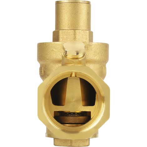 Soupape de réduction de pression d'eau en laiton BSP DN32 avec débitmètre réglable (1/5)