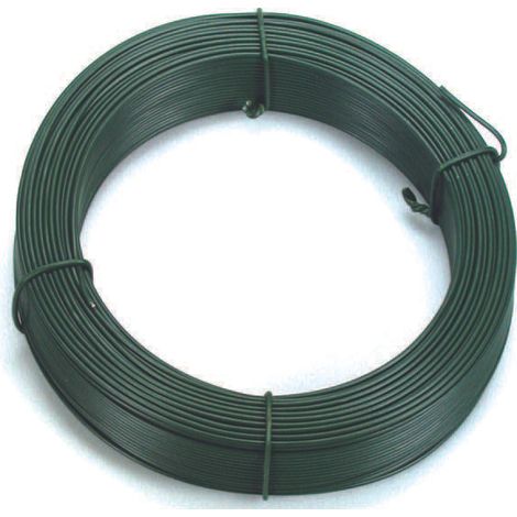 Filo plastificato verde in matasse mt.100 - n°18 filo ø mm. 3,6 per tensione