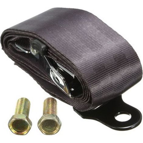 Ceinture de sécurité à deux points Lit de traction boucle d'avion ceinture de sécurité à deux points, rouge (1/5)