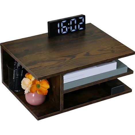 Étagère de rangement pour fournitures de bureau, étagère pour imprimante, rangement pour bureau à domicile, étagères de rangement B (1/5)