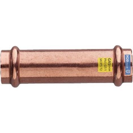 Manicotto Scorrevole ø18 Rame Pressfitting certificato acqua e gas