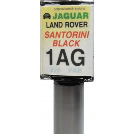 Reparación de arañazos en la pintura del Land Rover 1AG Santorini negro (10 ml ARA) (1/5)