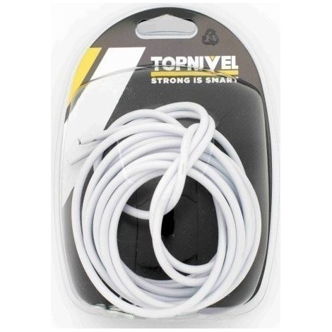 Espiral Visillo 3Mt Forrado Blanco  Nivel
