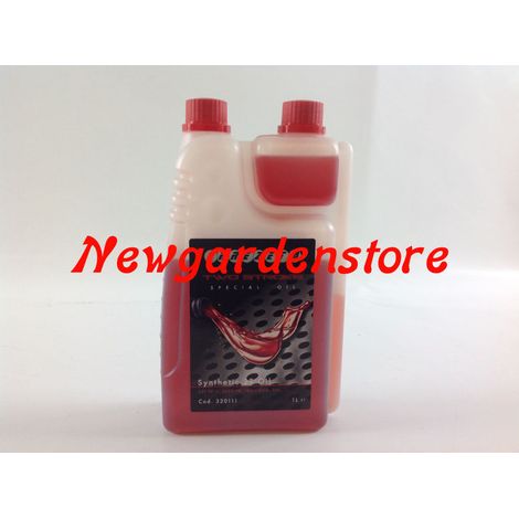 Olio sintetico lubrificante per motori 2 tempi 1Lt. macchine giardinaggio 320111