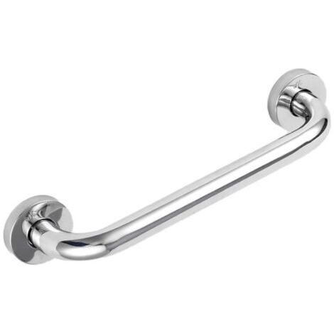Maniglione di sicurezza a parete in acciaio inox per bagno, per disabili e anziani (30 cm)