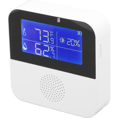 WLAN-fähiger Feuchtigkeits- und Temperatursensor, hochpräzises Smart-Thermometer-Hygrometer mit 2,9-Zoll-LCD-Bildschirm (1/5)