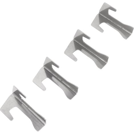 4 entretoises de plaque de cuisson pour gril, faciles à installer, antirouille, universelles, en acier inoxydable, déflecteurs de flamme, couvercles de brûleur (1/5)