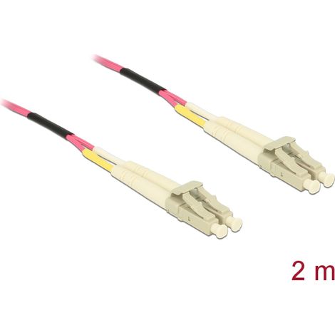 Delock cable optical fiber lc / lc multimode om4 2 m