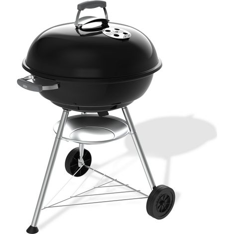 Weber Holzkohlegrill Compact Kettle Ø 57 cm Schwarz Cod. 1502061