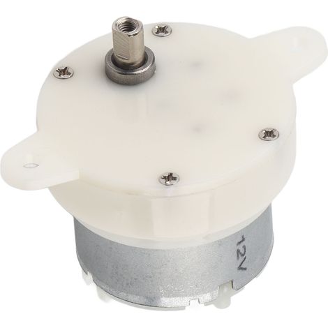 12V Langsamlaufender Kleinmotor mit Getriebegehäuse, geräuscharmer Gangrotation (1/5)