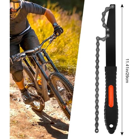 Attrezzi per la rimozione della ruota libera della bicicletta, frusta per catena e estrattore per ruota libera. (1/4)