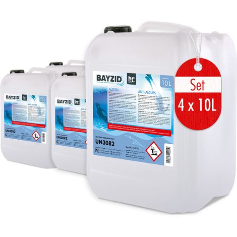 4x 10 L BAYZID® Algizid Algenverhütung