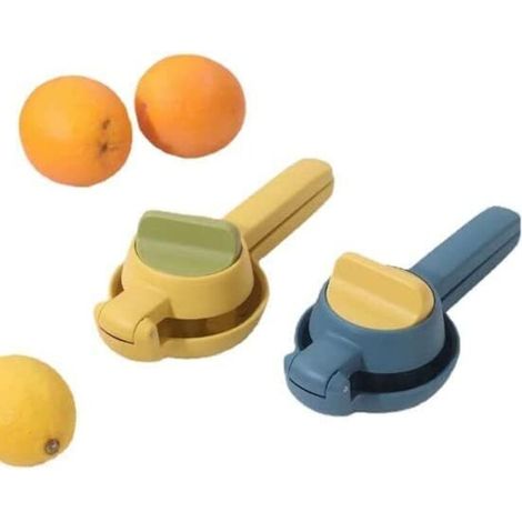 Manuelle Zitronenpresse, 2er-Pack, Handpresse, Zitruspresse, sicheres, schnelles und effektives Entsaften für Küchen, Bars und Restaurants - Crezuo