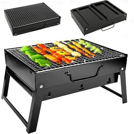 Barbecue - Por264 - Mini Barbecue pliable - Charbon - Portable (1/4)