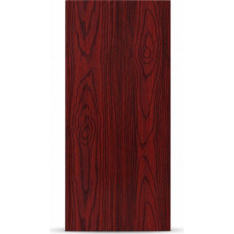 Pannello murale adesivo effetto legno per cucina rosso 90 cm (1/5)