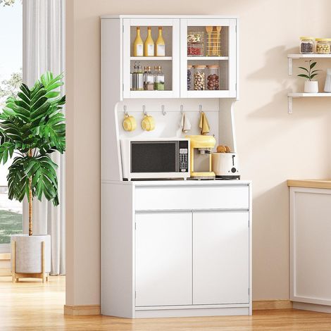 Meuble Cuisine,Plan de Travail et 4 Compartiments de Rangement (1/5)