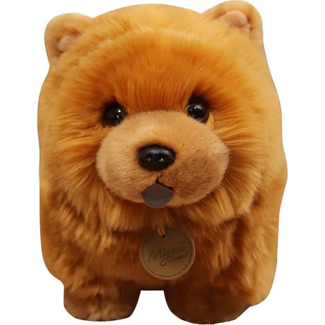 Peluche Chow Chow - 33 cm - Yeux 3D - Rembourrage Élastique - Décoration Intérieure et Cadeau - 1 Pièce (1/5)