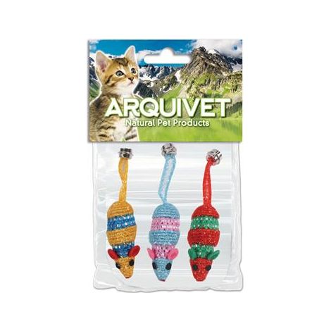 Set mit 3 Katzenmäusen