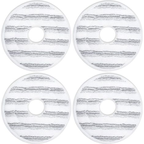 Lot de 4 pour recharge de vadrouille Vileda Spin and Clean, recharge lavable et réutilisable pour le remplacement de la tête de vadrouille Vileda Spin