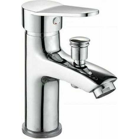 Mitigeur bain/douche monotrou chromé, monocommande. Design moderne et fonctionnel pour salle de bain. (1/4)