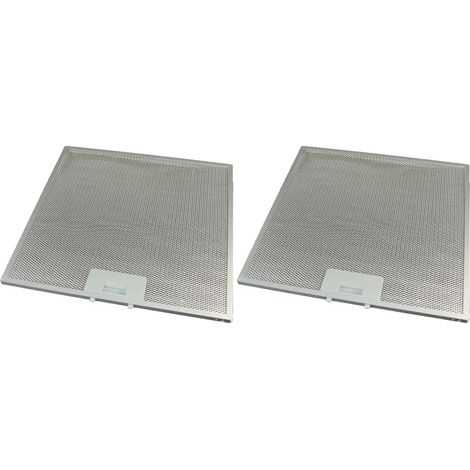 2 x Universal Cooker Hood Metal Grease Filter 320mm x 320mm (1/4)