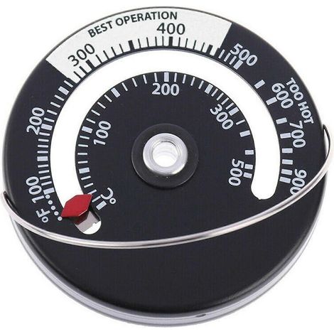 Magnetisches Ofenrohrthermometer, Kamin-Wärmetemperaturanzeige