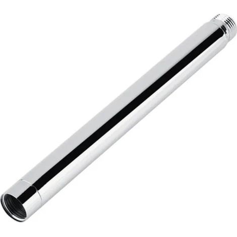 Rallonge de douche - FYDUN - Tube d'Extension Rond - Acier Inoxydable 201 - Chromé - 8 pouces (1/4)