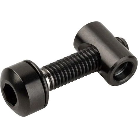Vis de serrage de selle Wolf Tooth, titane, pour collier de selle, kit de mise à niveau, noire