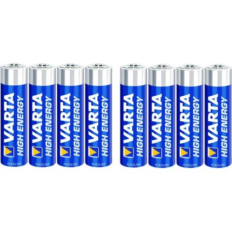 LR03/AAA - VARTA LONG LIFE POWER ALCALINE - BLISTER DE 8 (1/5)