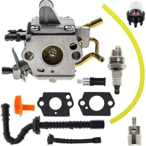 Réglage du carburateur pour tronçonneuse - - Gris - MS192 - Démarrage facile - Conception compacte (1/4)