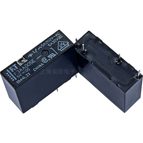 New Fujitsu FT relay, original, imported from Japan, 5VDC, 5A, 4 pins, normally open.