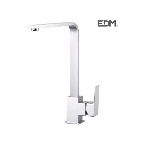 Robinet d'évier Getaria à bec haut chromé à monocommande - 01194 - EDM