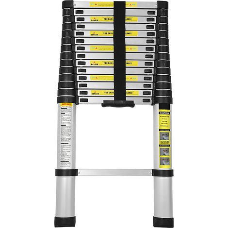 SWANEW Scala telescopica Scala allungabile fino a 150 kg Stabile scala a pioli in alluminio 4.4 m (1/5)