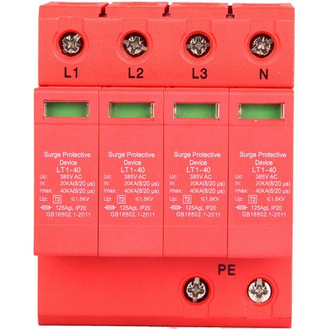Dispositivo di protezione di precisione Fdit con componenti interni in rame, 20A 4P 40/80KA 385V, monoblocco ferroviario (4p40ka)