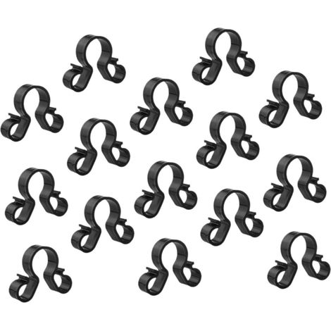 iplusmile Pinces à bougies noires, lot de 15, sécurité en (1/5)