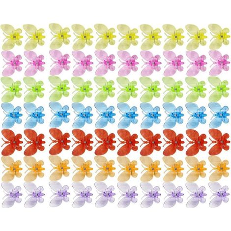 Lot de 70 pinces de jardin pour orchidées et plantes grimpantes, résistantes au vent, pour fixer les plantes d'intérieur et d'extérieur, faciles à utiliser. (1/5)