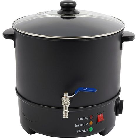 Fondoir Cire Bougie, Fondoir à Cire éLectrique avec Bec Verseur Rapide et Contrôle de la Température Chauffage Bougie Kit de Fabrication de Bougies Diy Chauffage Rapide (10L) (1/5)