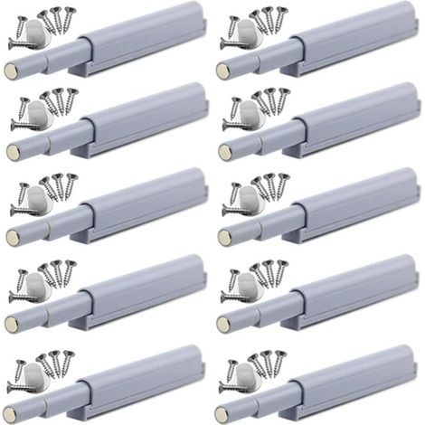 Appuyez pour ouvrir magnétique loquets Fermetures magnétiques push-open ouvre et ferme la porte avec une simple pression (10 pièces) (1/5)