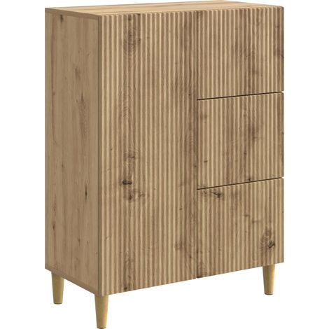 Sideboard Artisan Oak 66 x 34.5 x 90 cm Engineered Wood vidaXL