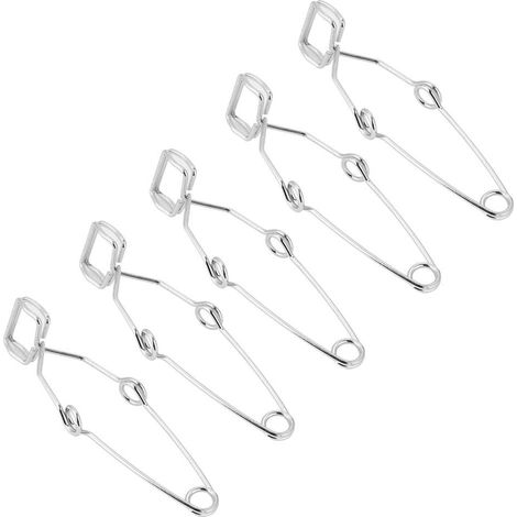 Pince/support pour tubes à essai en acier inoxydable de haute (1/4)