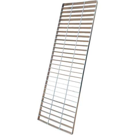 Grille Drainage Acier Galvanisé pour Caniveau Allée 226 x 226 mm (1/5)