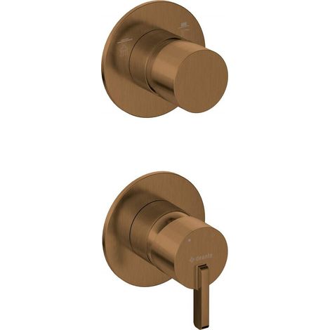 Deante Silia Duschearmatur brüniert klassisches Design