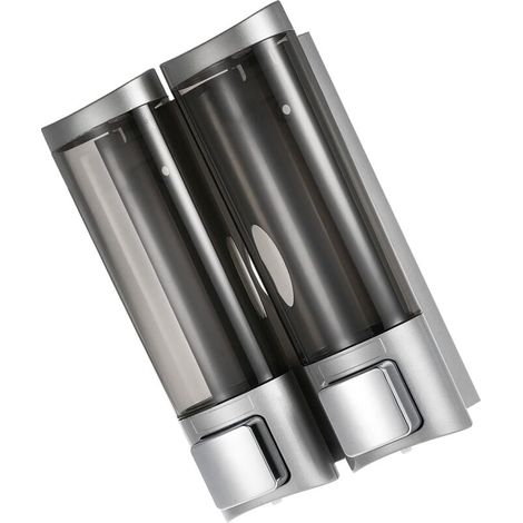 Wall-mounted dispenser, manual wall-mounted dispenser, for bathroom, toilet, hotel, 200 ml x 2.5 cm (01) (1/5)