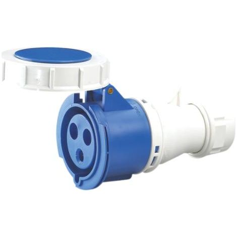 PRESA INDUSTRIALE HTN-2231 32A IP67 1P+N+E 230V