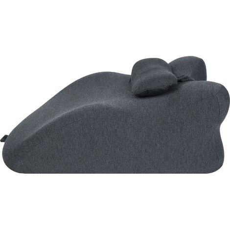 Coussin ergonomique mousse mémoire forme, dormir, reflux RGO, soutien dos convalescence lecture, coloris gris foncé (1/5)
