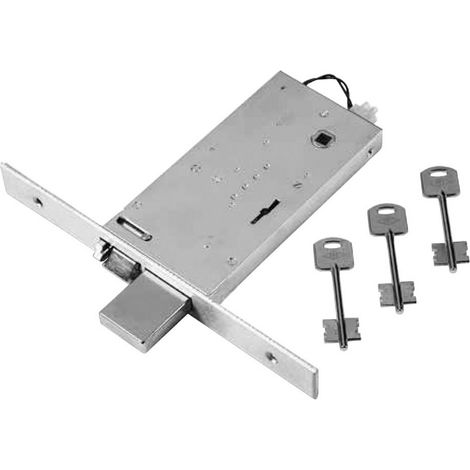 1PZ SERRATURA ELETTRICA DOPPIA MAPPA E 70 - fr.25 mm. 1 punto chiusura