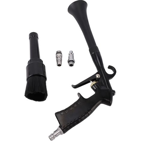 Pistolet nettoyage à sec, 2 buses, souffleur haute pression, détail voiture, poussière surface (1/5)